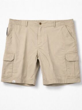 Architect Stone Beige Cotton Cargo Shorts Brand New!